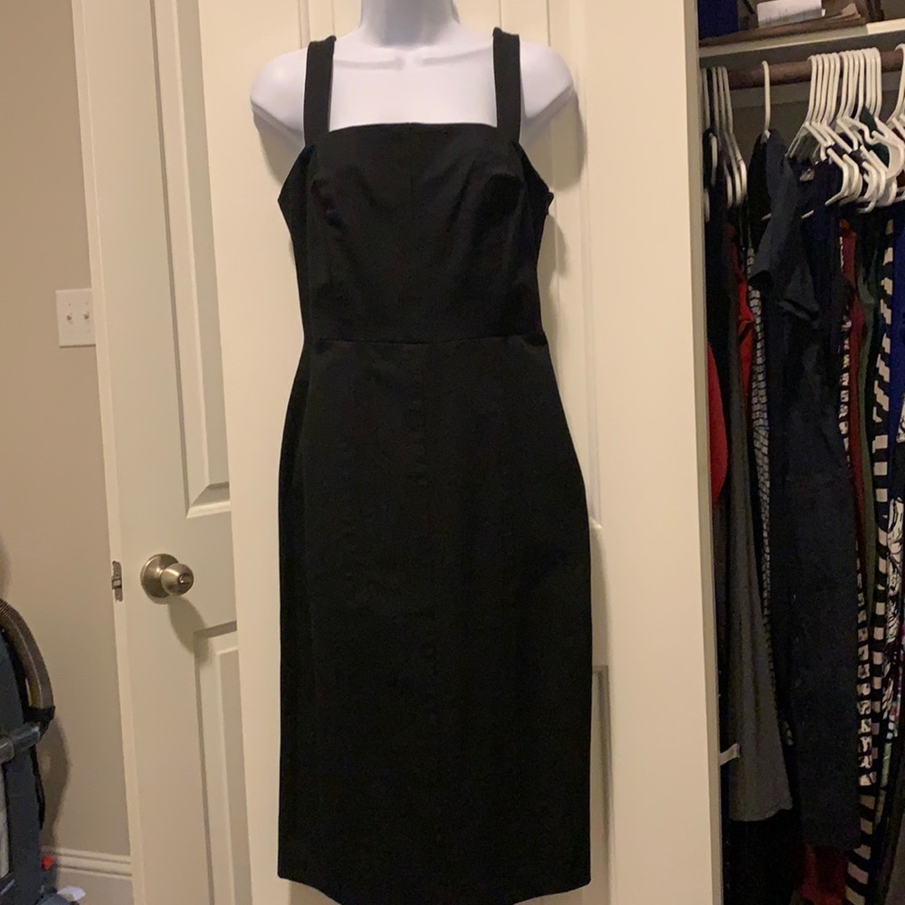 Banana Republic black fitted pencil dress NEW